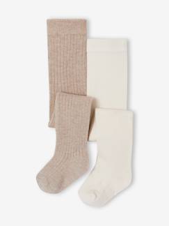 -Lot de 2 collants bébé fille