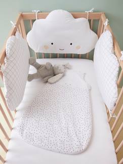 Linge de maison et décoration-Linge de lit bébé-Tour de lit-Tour de lit / tour de parc modulable NUAGE D'ETOILES Oeko-Tex®