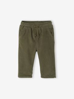 Baby-Babybroek jongen van ribfluweel