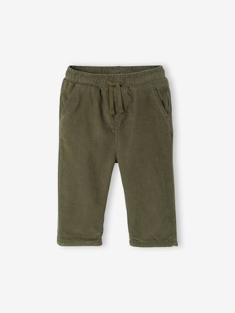 Pantalon velours bébé garçon  - vertbaudet enfant