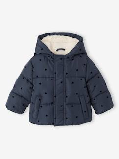 -Baby meisjes pufferjas met capuchon
