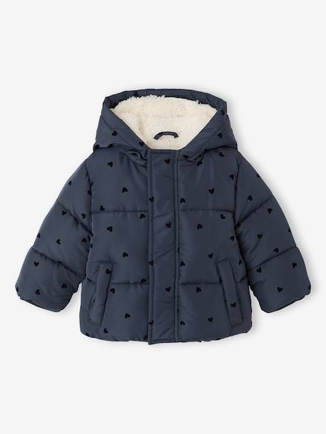 Doudoune bébé fille à capuche  - vertbaudet enfant