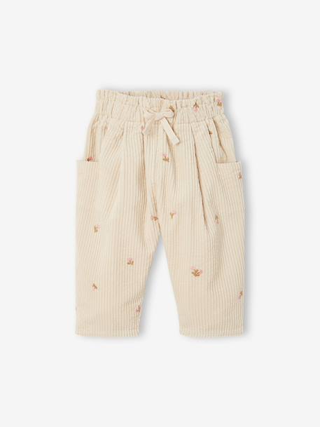 Pantalon bébé fille forme ballon  - vertbaudet enfant