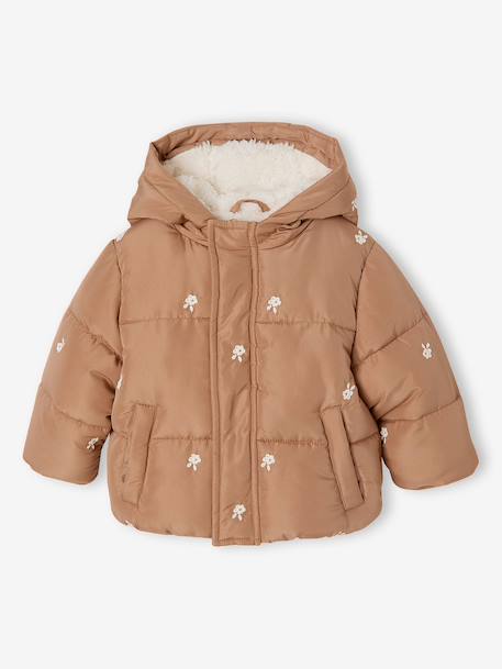 Doudoune bébé fille à capuche  - vertbaudet enfant