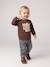 Sweat bébé garçon manches longues marron - vertbaudet enfant 