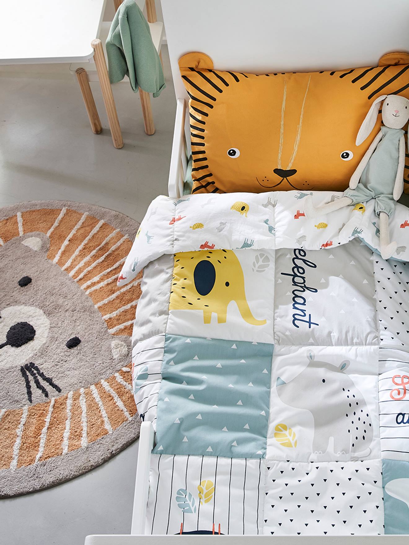 Tapis De Sol Jungle Baby Oeko Tex Multicolore Linge De Maison Et Decoration
