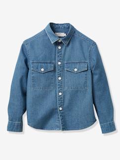 -Jongenshemd in denim