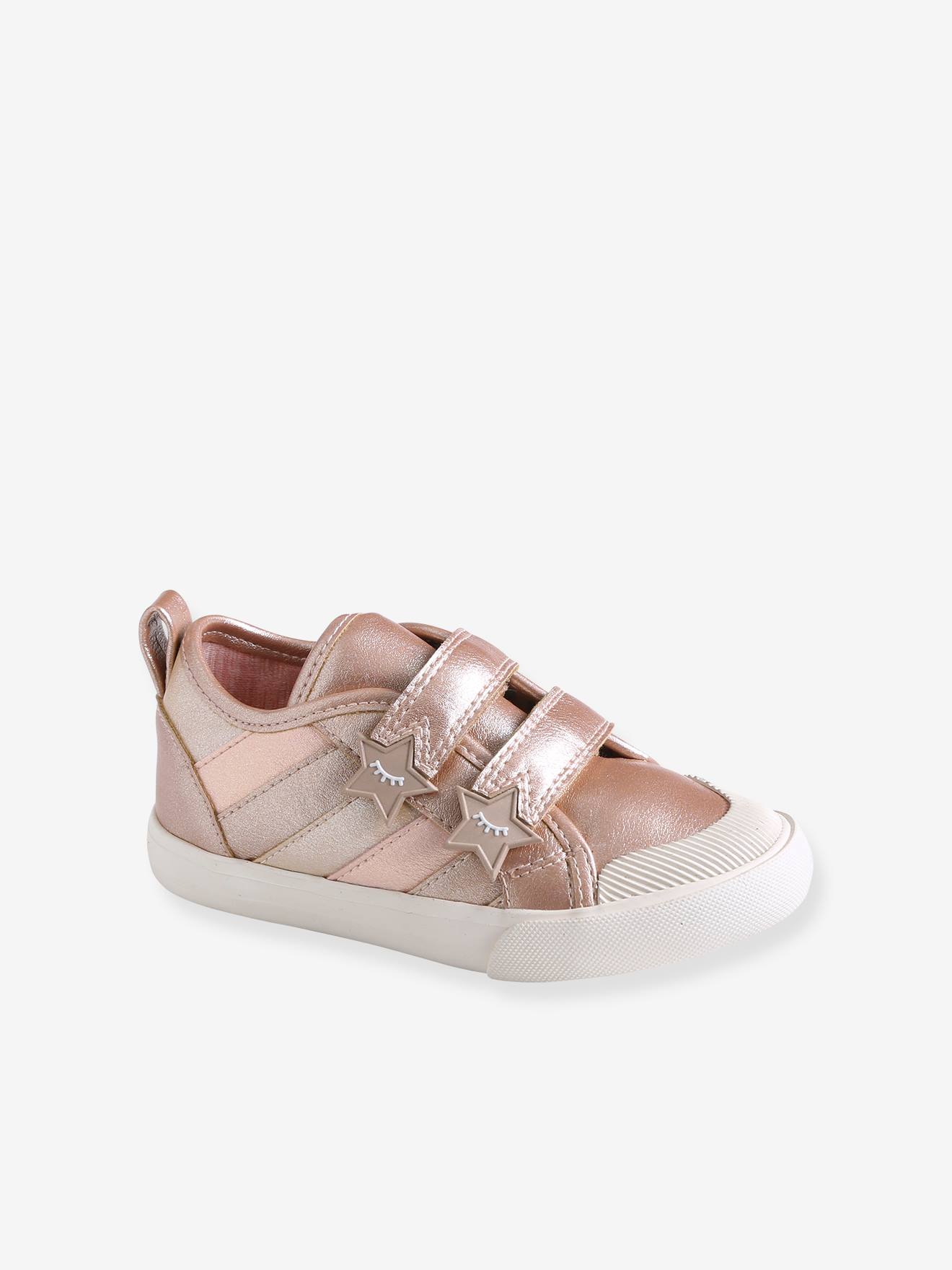 Sneakers met klittenband, kleutercollectie meisjes - roze, Schoenen