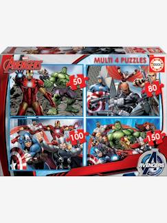 -Set met 4 puzzels 50 tot 150 stukjes Multi 4 Marvel® Avengers EDUCA