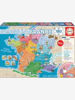 -Puzzel van 150 stukjes Departementen en regio's van Frankrijk EDUCA