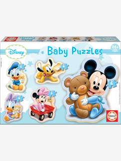 Set met 5 puzzels van 3 tot 5 stukjes Disney® Mickey EDUCA  - vertbaudet enfant