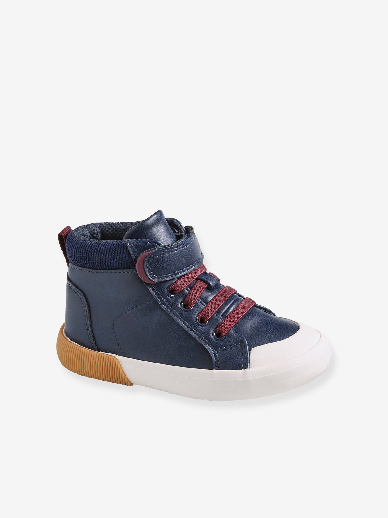 Hoge sneakers voor jongens, kleutercollectie - marineblauw, Schoenen