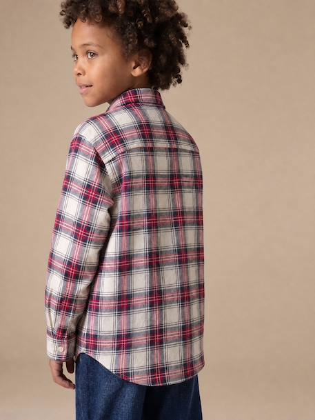 Chemise garçon avec nœud papillon écru - vertbaudet enfant 