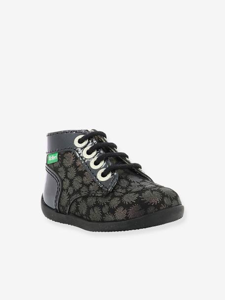Bottillons Cuir Bebe Fille Bonzip 2 Kickers 1ers Pas Noir Firework Chaussures Bottillons Cuir Bebe Fille Bonzip 2 Kickers 1ers Pas Noir Firework Chaussures