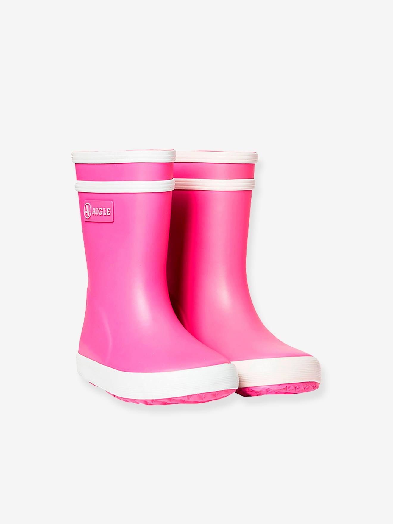 Bottes de pluie fille rose T19 TEX BABY : la paire à Prix Carrefour
