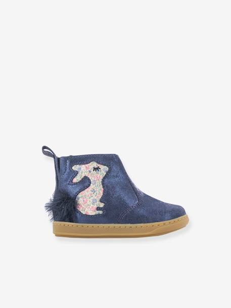 Bottines Bebe Fille Bouba Pimpin Shoo Pom Marine Chaussures