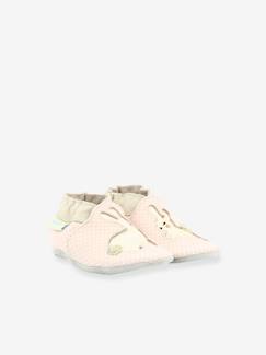 Chaussons Cuir Souple Bebe Wonderfull Robeez C Marine Chaussures