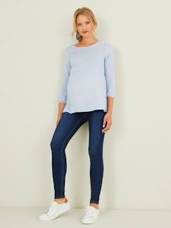 Zwangerschapskleding-Broek-Zwangerschaps skinny jeans met lage tailleband