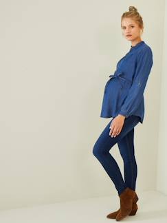 Zwangerschapskleding- Jean-Skinny zwangerschapsjeans in rekbare denim