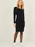 Robe tricot de grossesse et d'allaitement noir - vertbaudet enfant 