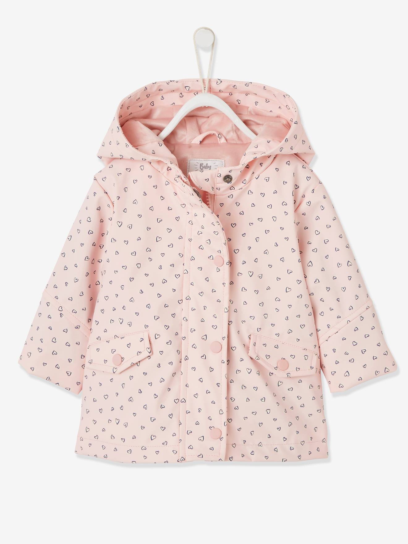 Cire Bebe Fille Double Fausse Fourrure Vieux Rose Bebe Cire Bebe Fille Double Fausse Fourrure Vieux Rose Bebe