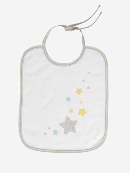 Set van 7 babyslabbetjes VERTBAUDET ASSORTIS STERRENS/GOUTTES EAU+Jungleprint+Kerstmotief+MOTIFS FRUITS - vertbaudet enfant 