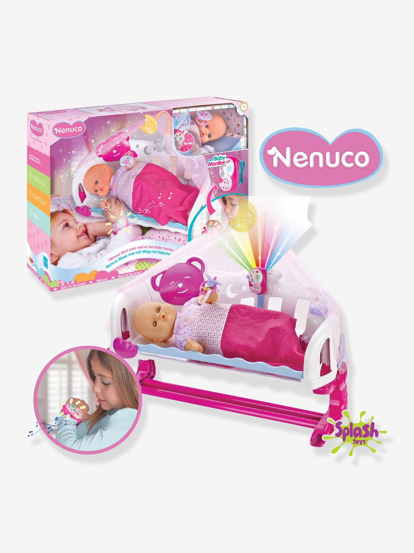 Nenuco Dort Avec Moi Et Son Baby Monitor Rose Jouet