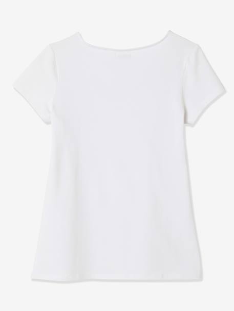 Lot de 2 T-shirts cache-coeur grossesse et allaitement LOT MARINE/GRIS+noir - vertbaudet enfant 