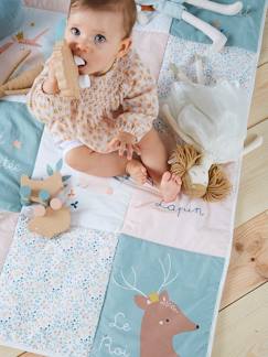 Linge de maison et décoration-Linge de lit bébé-Tapis de sol patchwork FORET ENCHANTEE