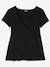 Lot de 2 T-shirts cache-coeur grossesse et allaitement LOT MARINE/GRIS+noir - vertbaudet enfant 