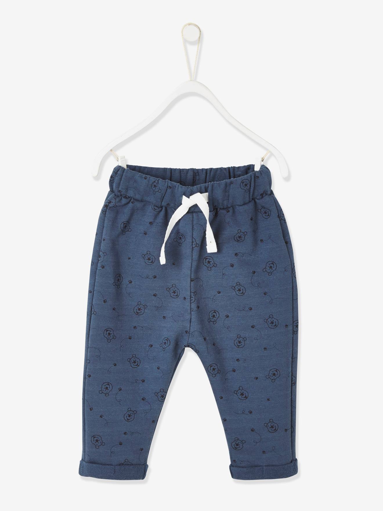 Ensemble Bebe Garcon Disney Winnie L Ourson Sweat Et Pantalon Sarouel Bleu Jean Bebe