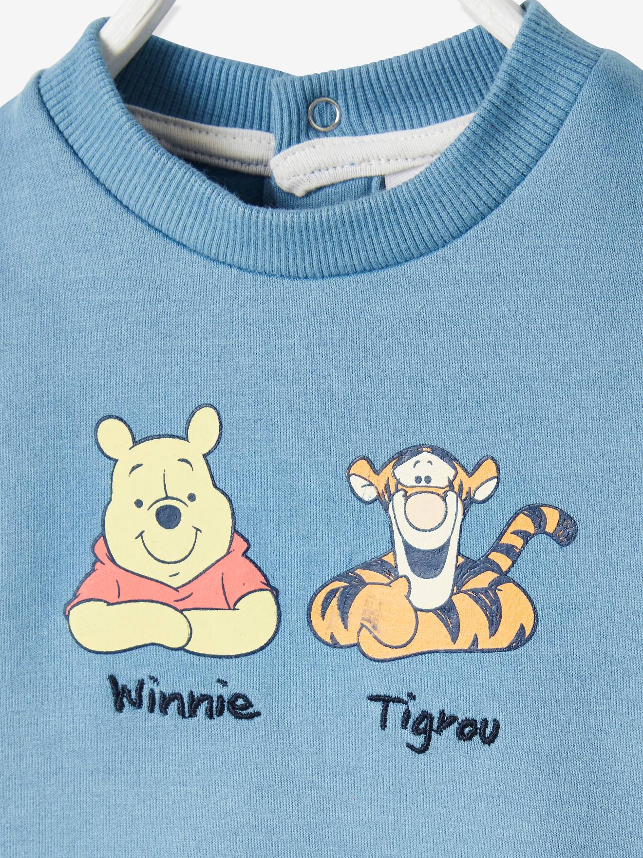 Ensemble Bebe Garcon Disney Winnie L Ourson Sweat Et Pantalon Sarouel Bleu Jean Bebe