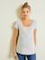 Lot de 2 T-shirts cache-coeur grossesse et allaitement LOT MARINE/GRIS+noir - vertbaudet enfant 