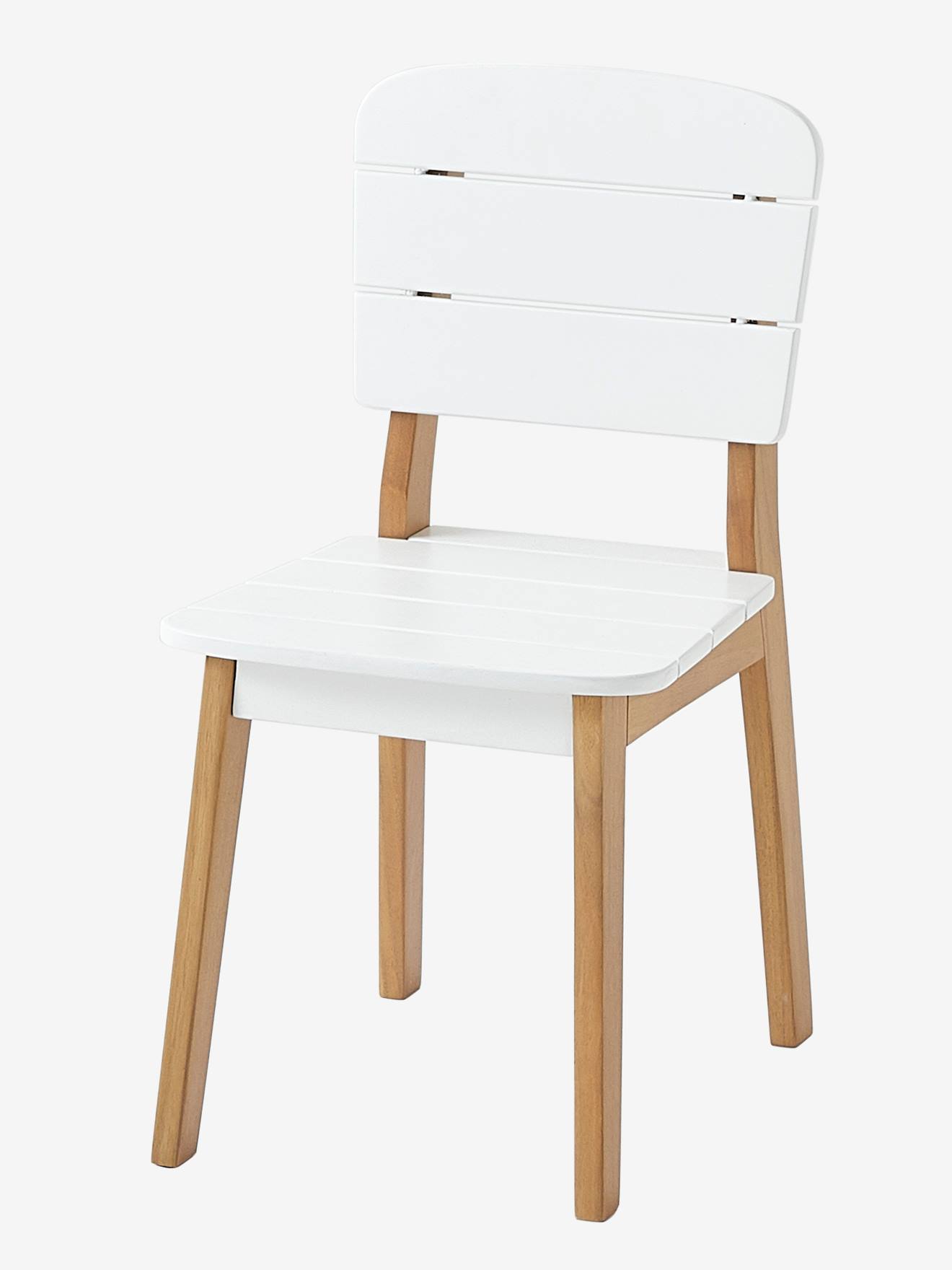Vertbaudet Kleuterstoel Outdoor/indoor Tropicool Wit