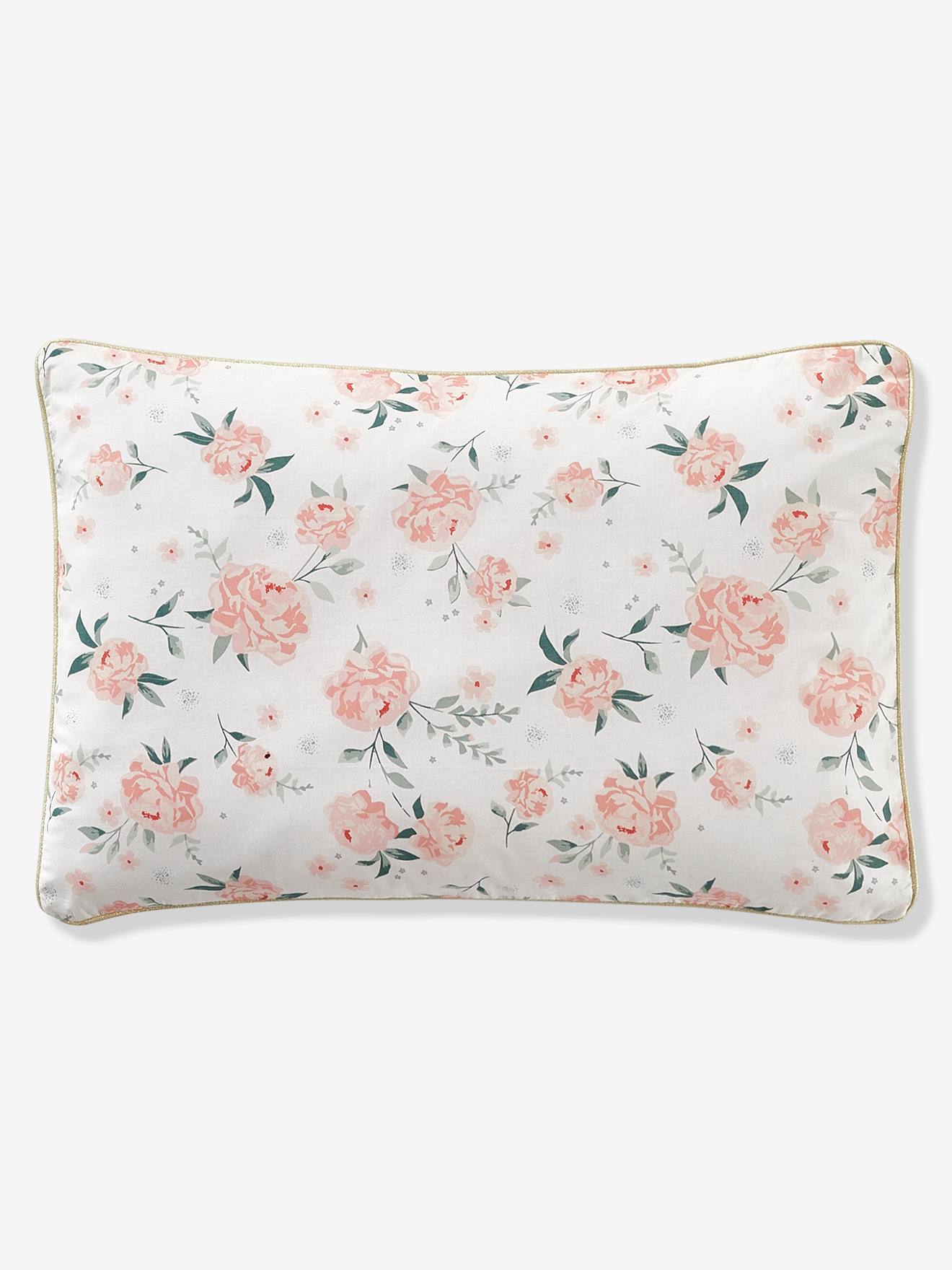 Vertbaudet Baby Kussensloop Eau De Rose Ecru / Roze