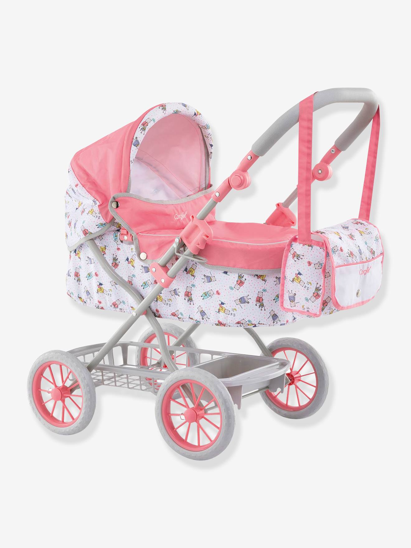 Kinderwagen COROLLE voor pop van 36/42/52 cm - roze, Speelgoed