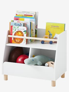 Etagère met 2 Tiroirs voor Kinderkamer - Opbergmeubel voor Speelgoed en Boeken
