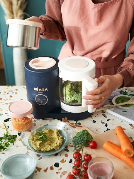 Robot cuiseur 6 en 1 Babycook Neo beige+BLEU/NUDE+EUCALYPTUS - vertbaudet enfant 