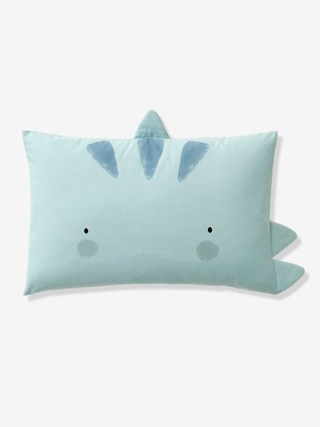 Taie D Oreiller Bebe Petit Dino Oeko Tex Bleu Linge De Maison Et Decoration