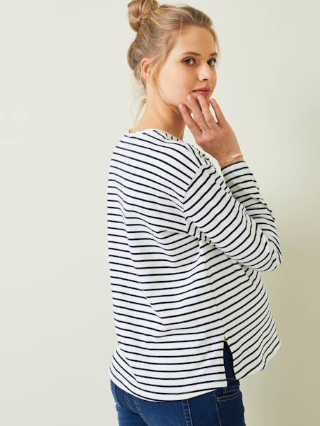 T-shirt marinière à personnaliser RAYE BLEU - vertbaudet enfant 