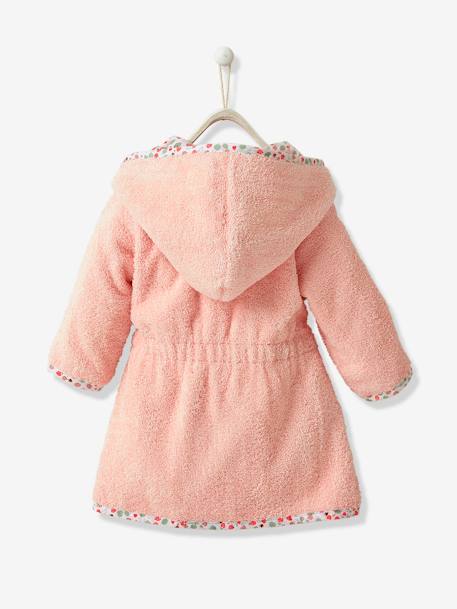 Peignoir De Bain Bebe Personnalisable Jardin Des Abeilles Rose Bebe