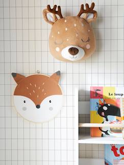 Linge de maison et décoration-Tambour brodé Renard