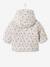 Asymmetrisch donsjack met voering baby grijsblauw+iriserend koper+poederroze - vertbaudet enfant 