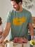 T-shirt Family team homme collection capsule vertbaudet et Studio Jonesie en coton bio tilleul - vertbaudet enfant 
