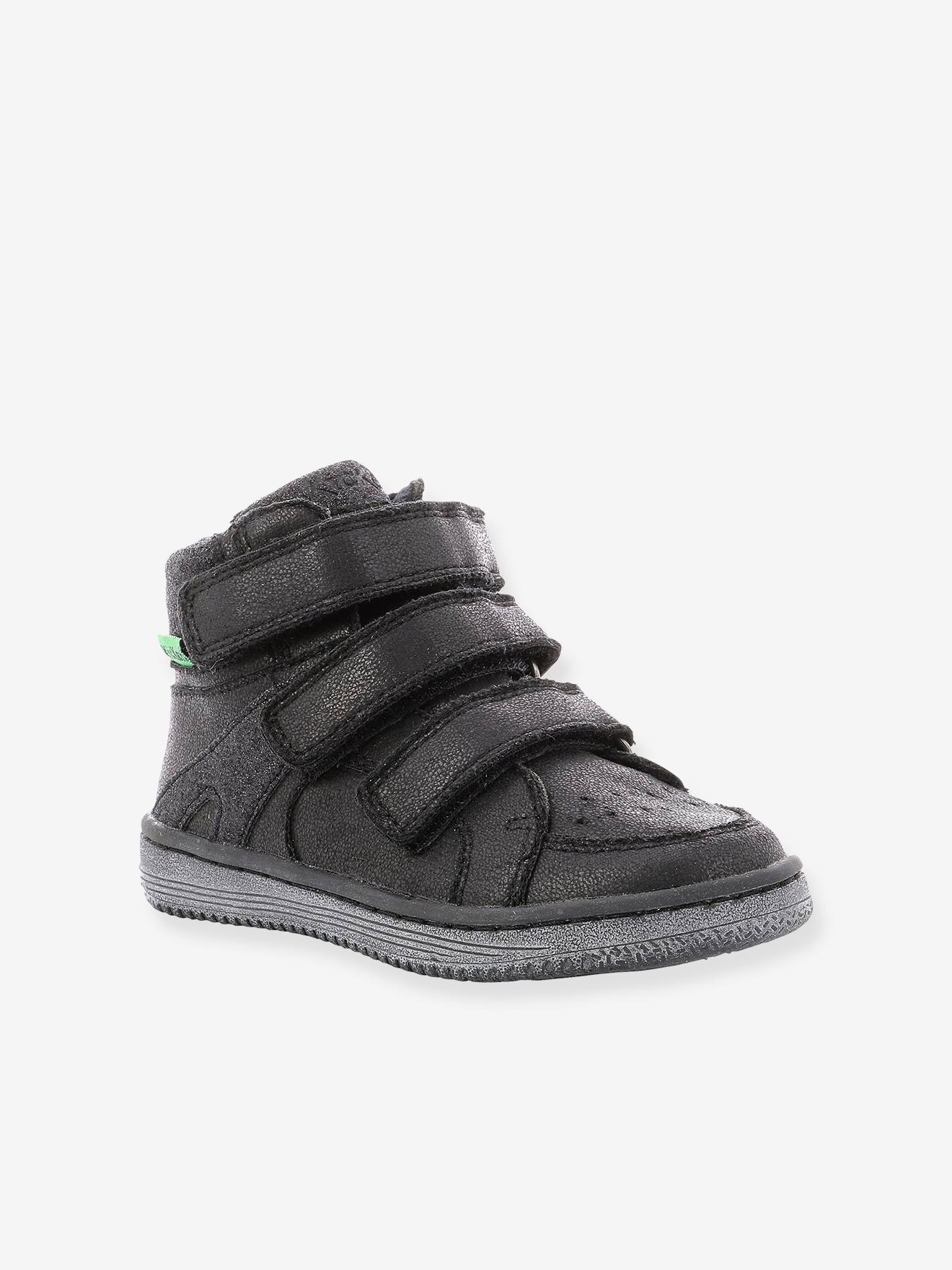Sneakers voor meisjes Lohan KICKERS® - glanzend zwart, Schoenen