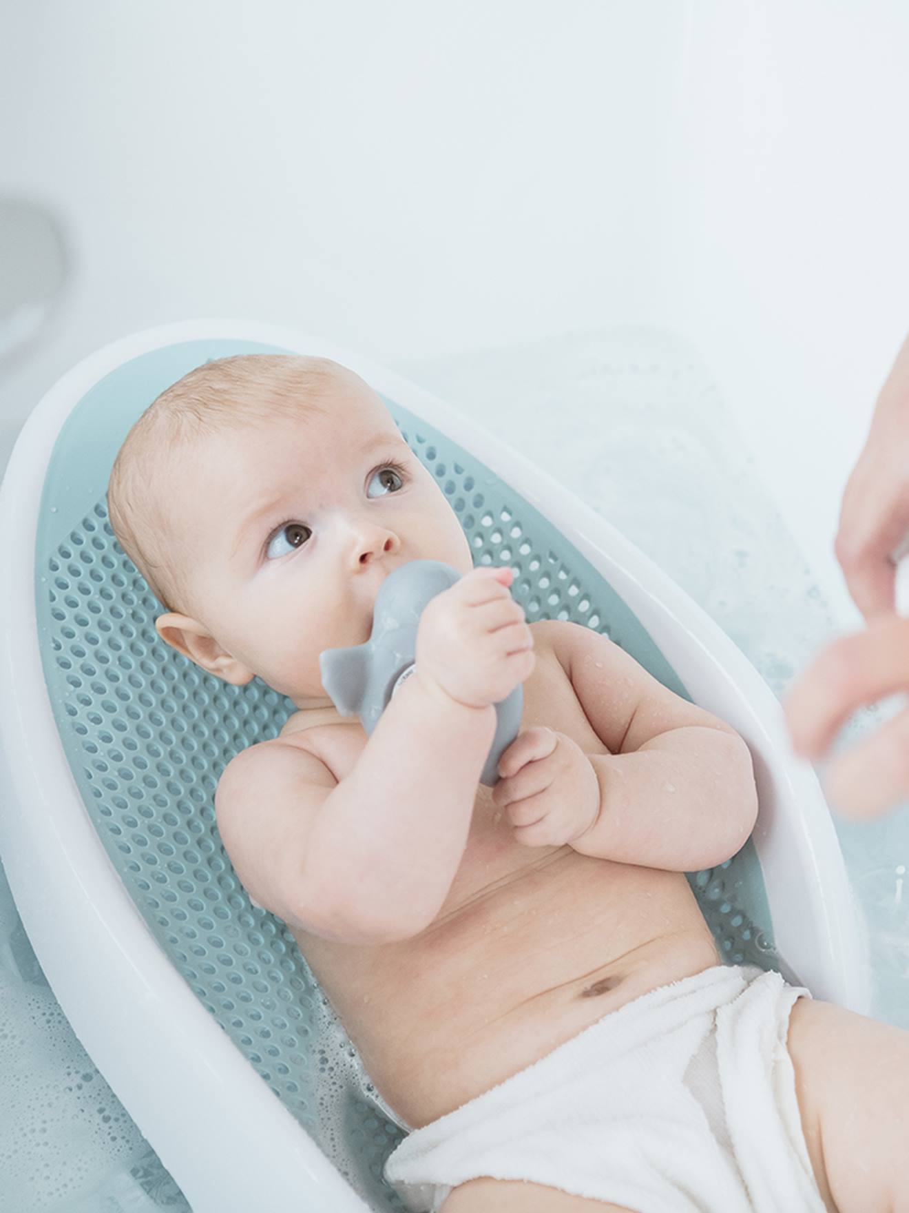 Transat de bain bébé fit Bleu - Angelcare