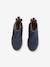 Boots enfant fille cuir zippées camel+marine+noir imprimé - vertbaudet enfant 