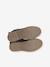 Boots enfant fille cuir zippées camel+marine+noir imprimé - vertbaudet enfant 