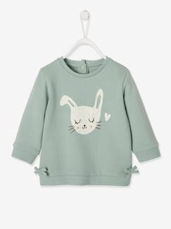 Baby-Fleece sweater in fleece met dierenmotief