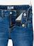 Jean slim MorphologiK 'waterless' fille tour de hanches MEDIUM avec usures BLEU FONCE DELAVE+Brut+denim black+GREY DENIM - vertbaudet enfant 